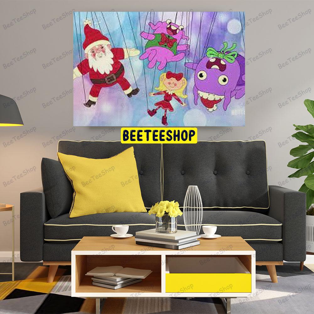 Cute Dreamworks Home For The Holidays 4 Trending US Landscape Canvas