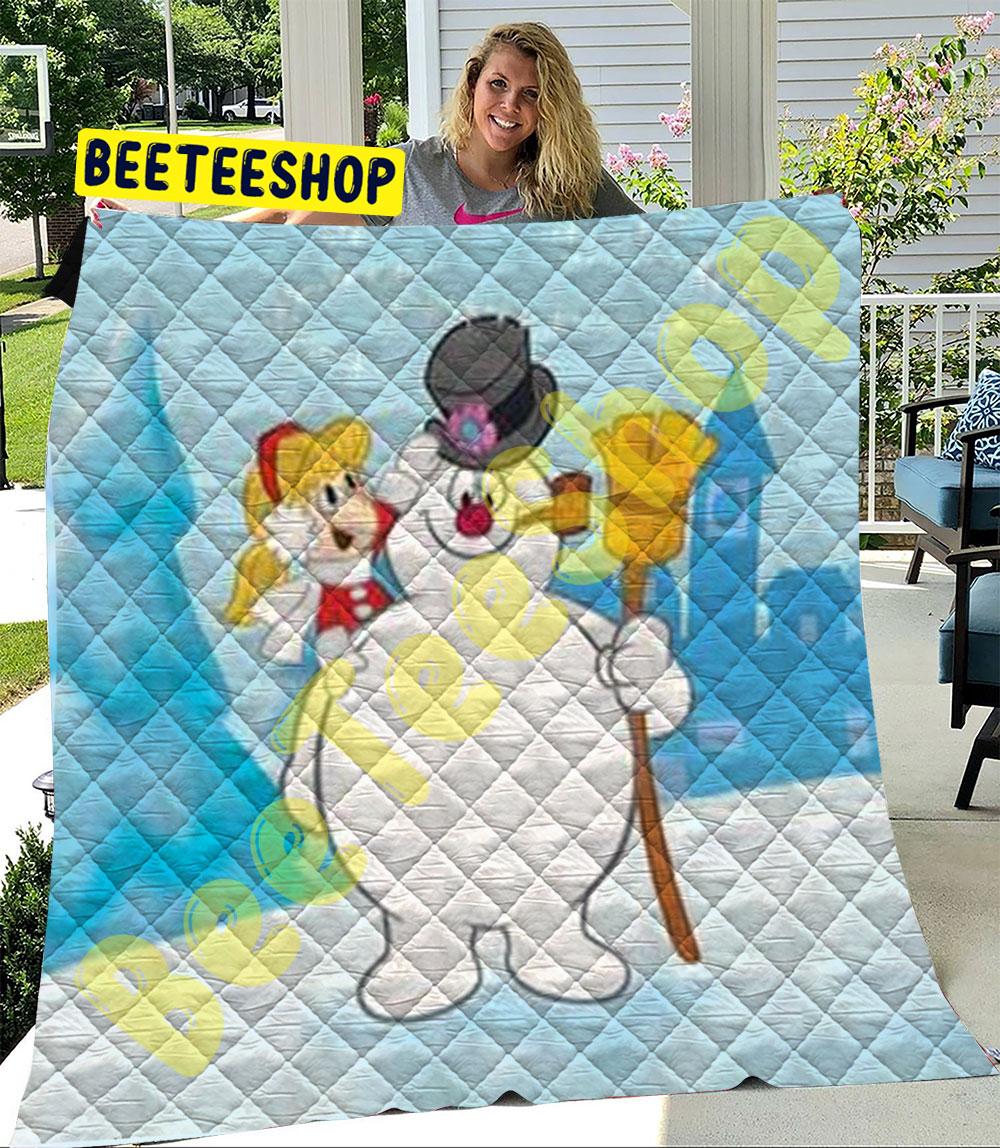 Cute Frosty The Snowman 2 Trending Quilt