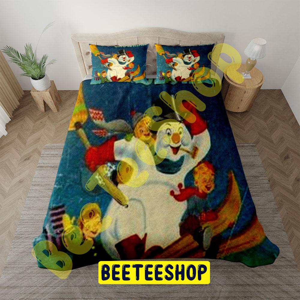 Cute Frosty The Snowman 7 Trending Bedding Set