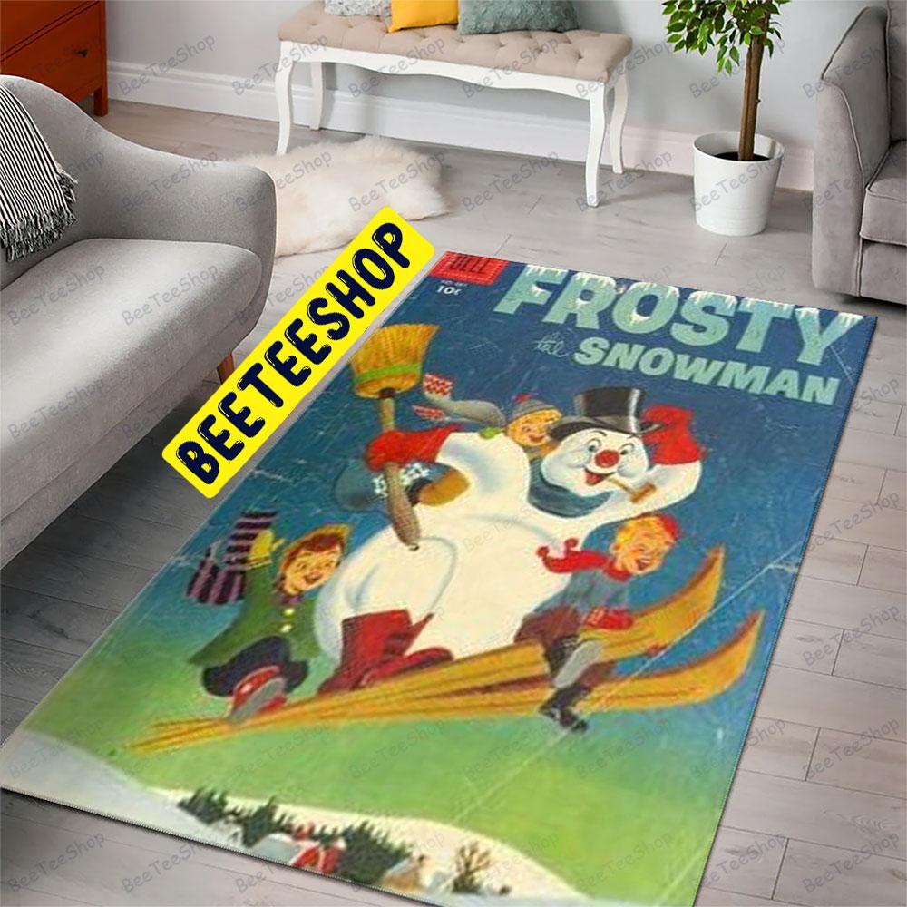 Cute Frosty The Snowman 7 Trending Rug Rectangle