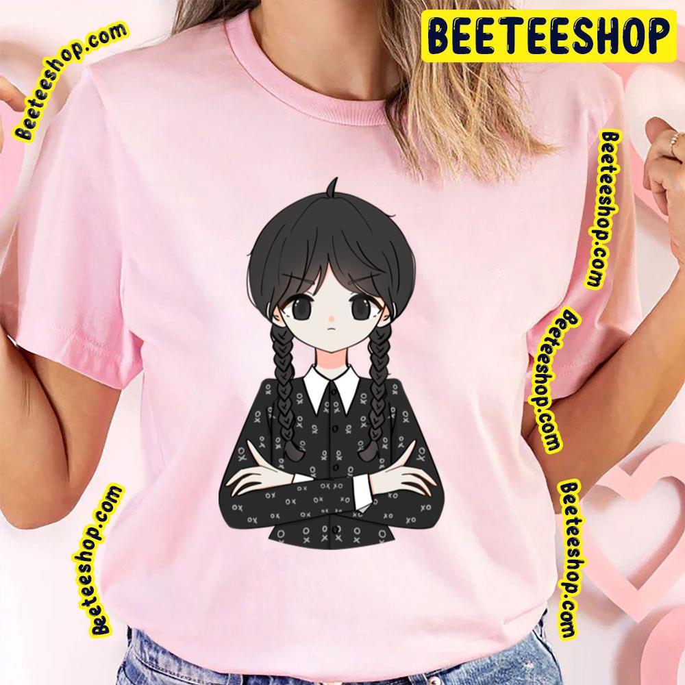 Cute Girl Wednesday Halloween Unisex T-Shirt