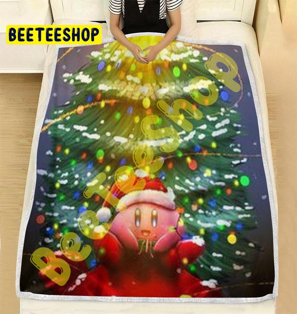 Cute Kirby Christmas 02 Trending Blanket