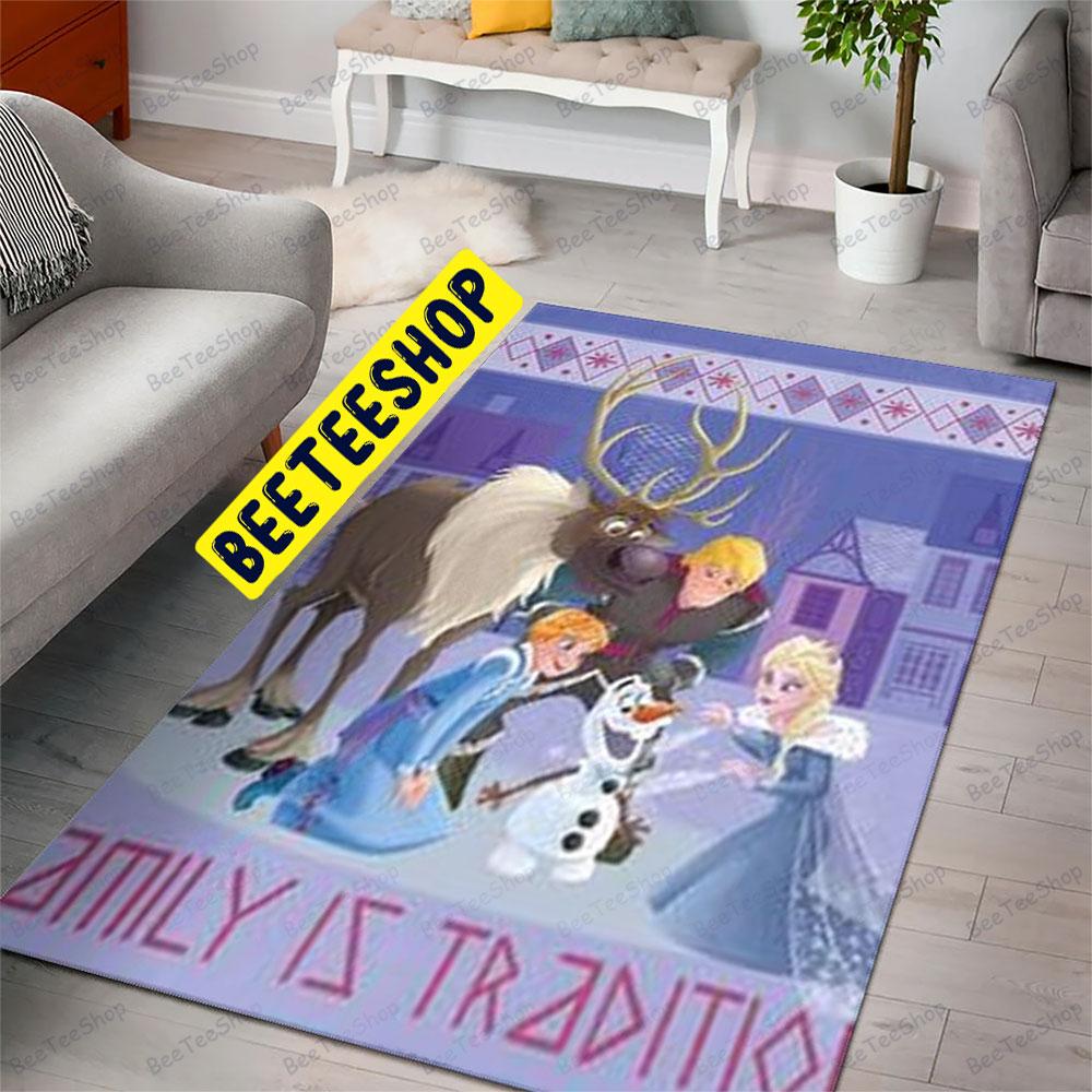 Cute Olaf’s Frozen Adventure 02 Trending Rug Rectangle