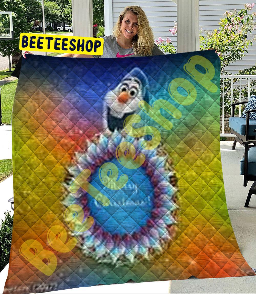 Cute Olaf’s Frozen Adventure 12 Trending Quilt