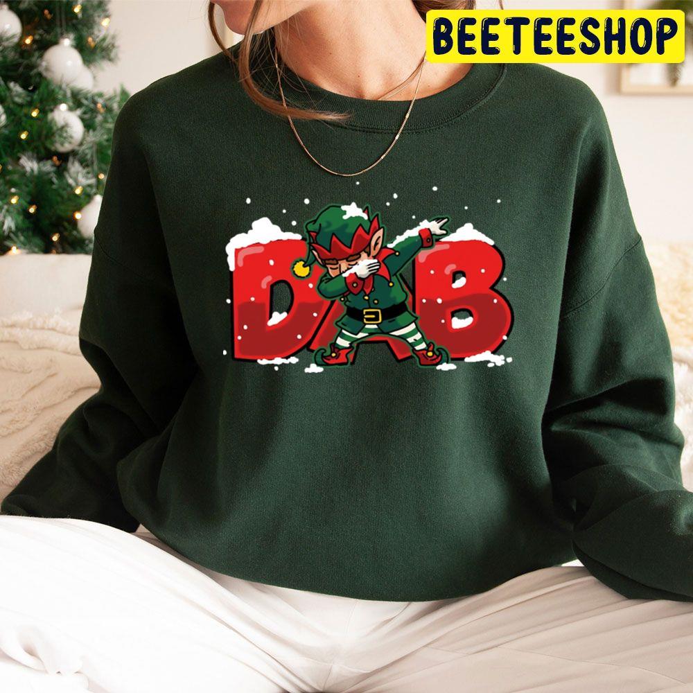 Dab Elf Dabbing Elf Christmas Beeteeshop Trending Unisex Sweatshirt