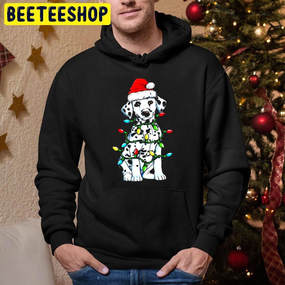 Dalmatian Christmas Tree Beeteeshop Trending Unisex Hoodie