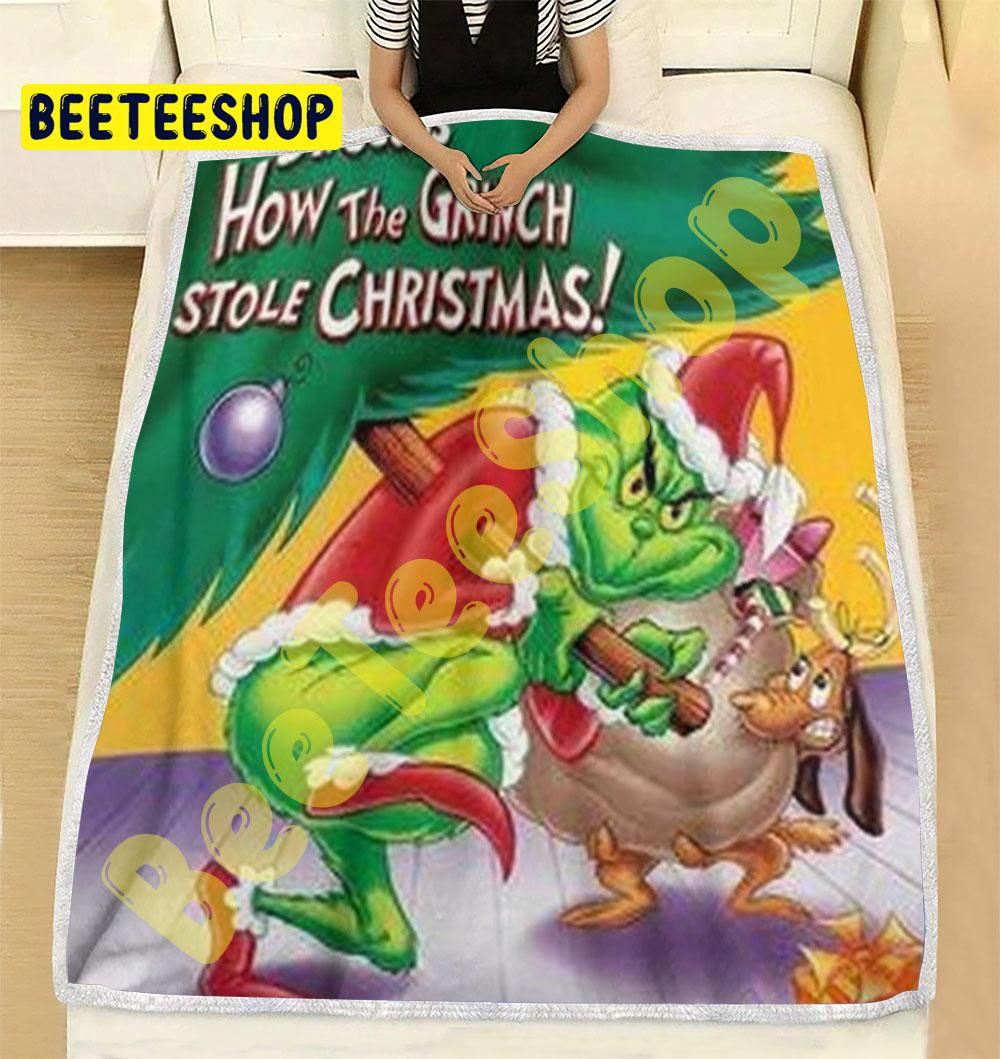 Dr Seuss’ How The Grinch Stole Christmas 12 Trending Blanket