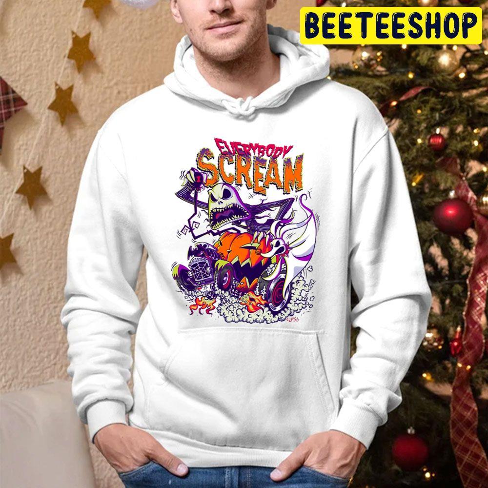 Everybody Scream The Nightmare Before Christmas Beeteeshop Trending Unisex Hoodie