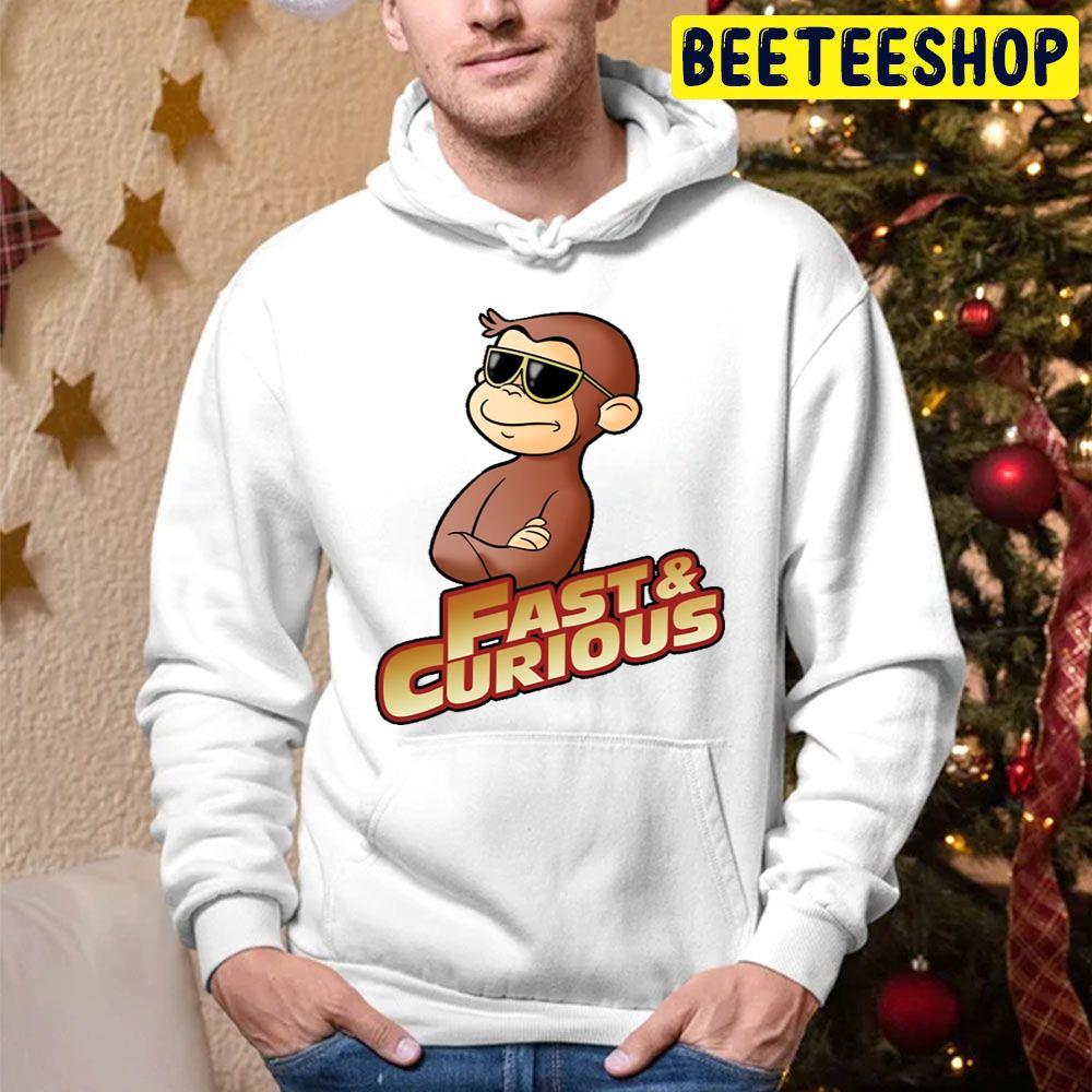 Fast And Curious George A Very Monkey Christmas Beeteeshop Trending Unisex Hoodie