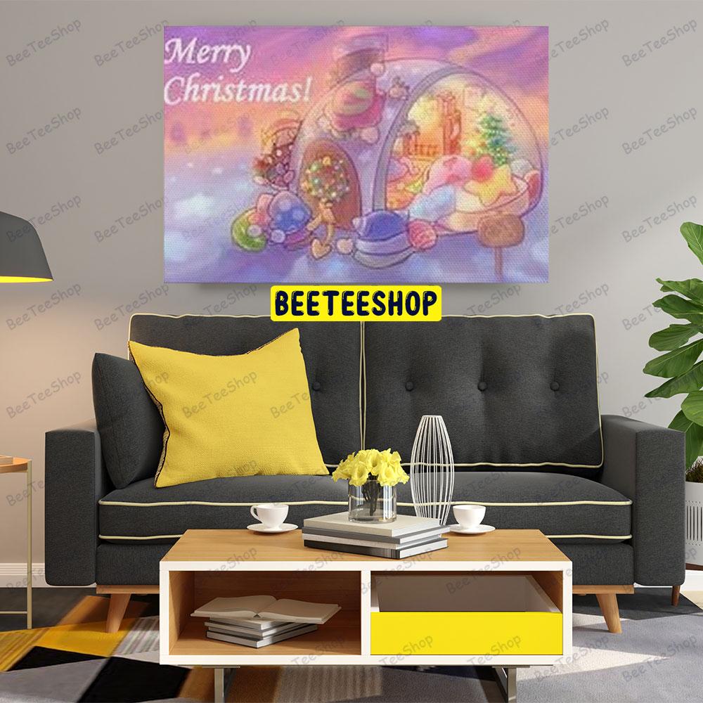 Funny Kirby Christmas 03 Trending US Landscape Canvas