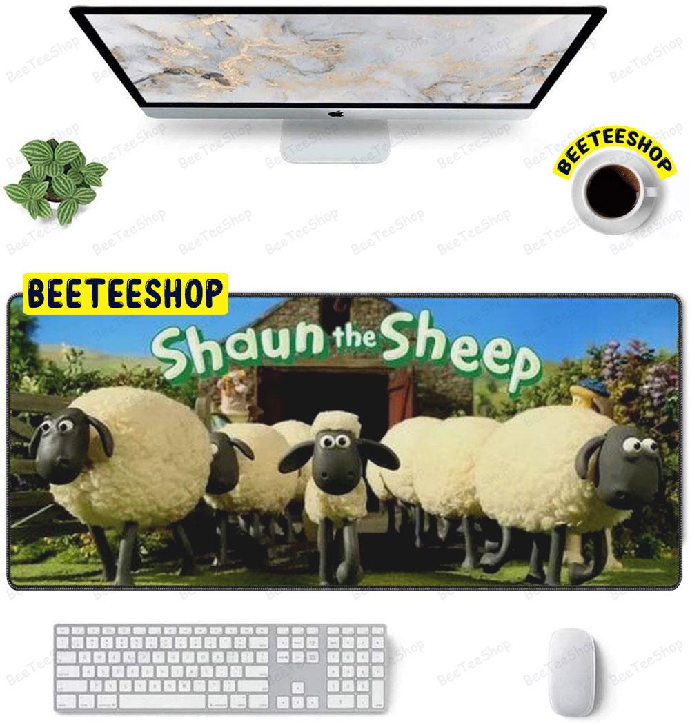 Funny Shaun The Sheep The Flight Before Christmas 01 Trending Mouse Pad