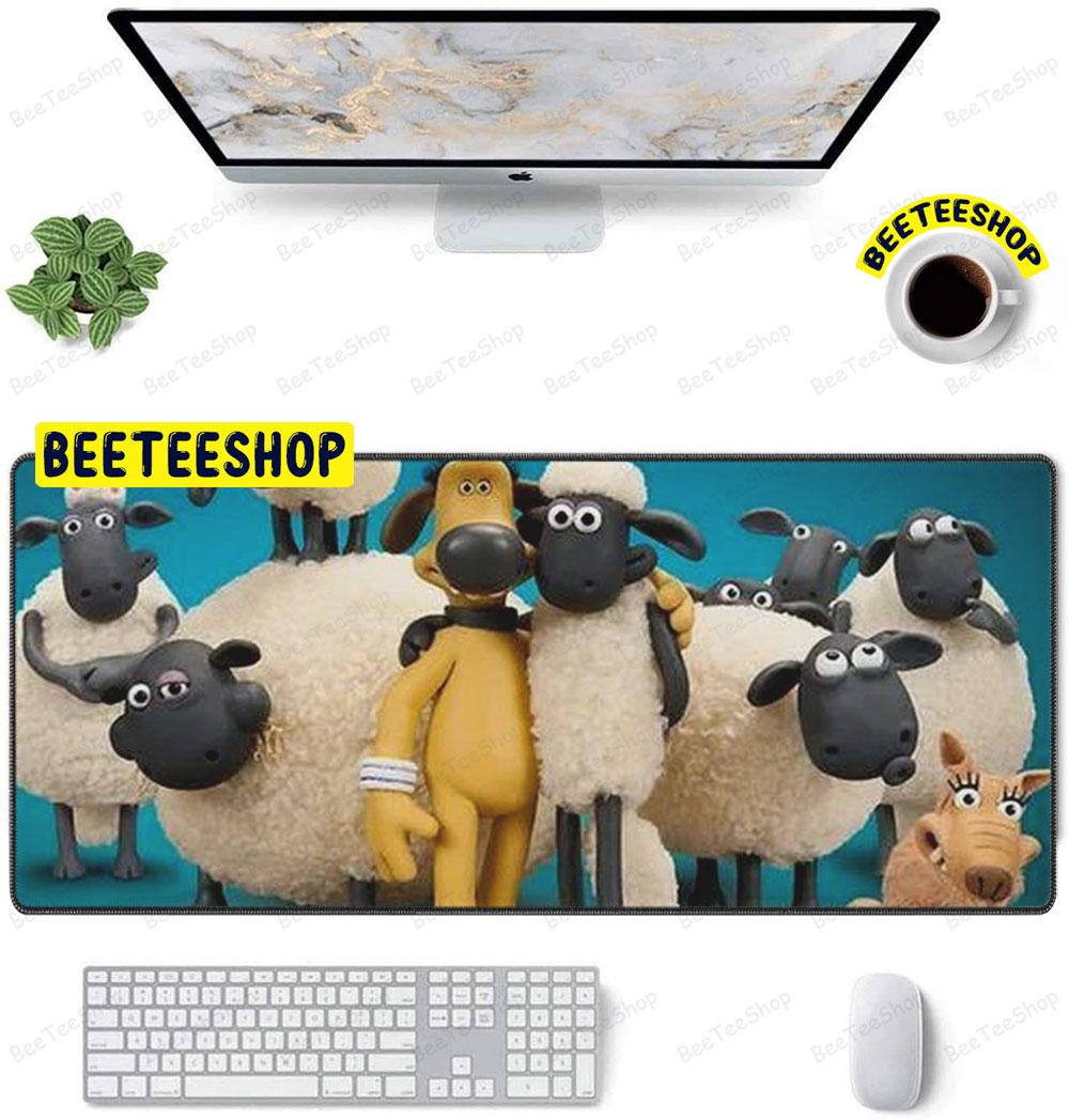 Funny Shaun The Sheep The Flight Before Christmas 02 Trending Mouse Pad