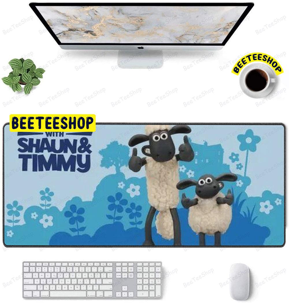 Funny Shaun The Sheep The Flight Before Christmas 10 Trending Mouse Pad