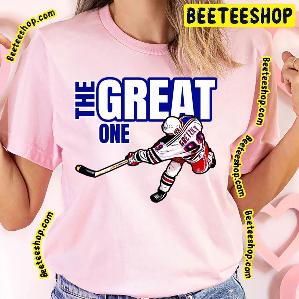 Gretzky The Great One 99 New York Rangers Hockey Unisex T-Shirt