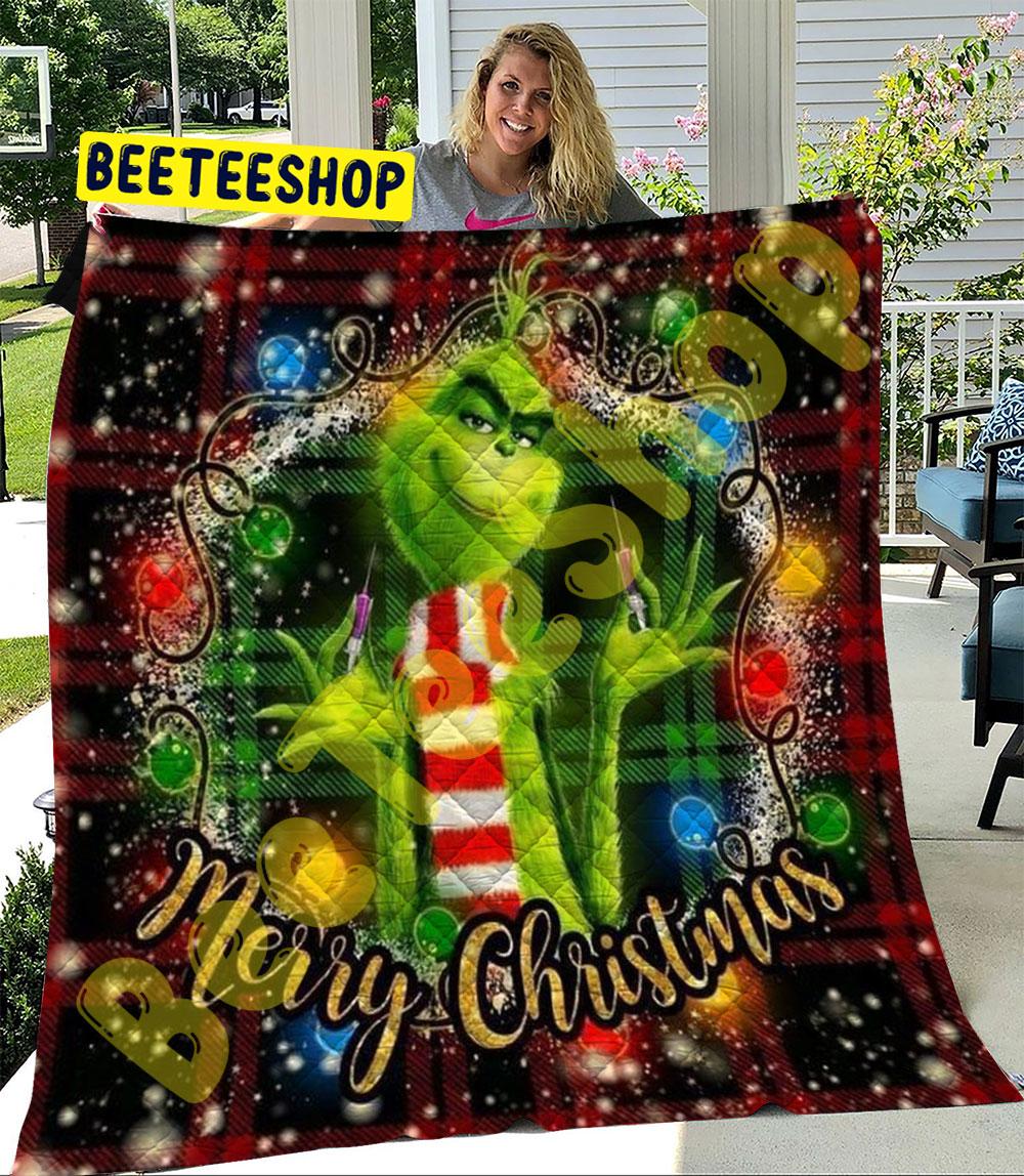 Hello Grinch Trending Quilt