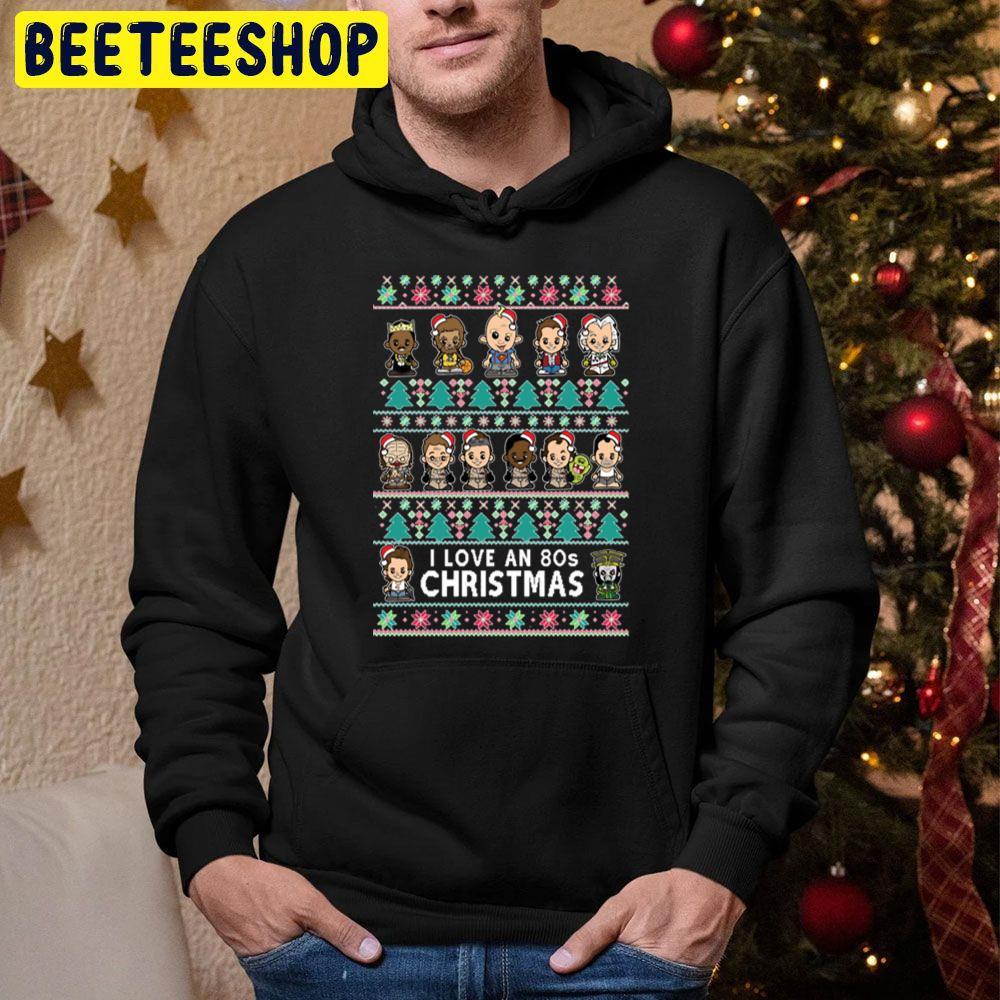 I Love An 80s Christmas Jumper Beeteeshop Trending Unisex Hoodie