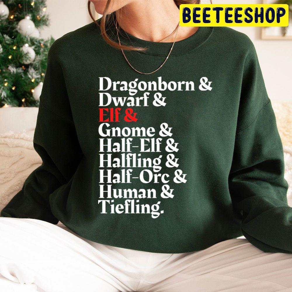 I’m The Elf D&D All Race Christmas Beeteeshop Trending Unisex Sweatshirt