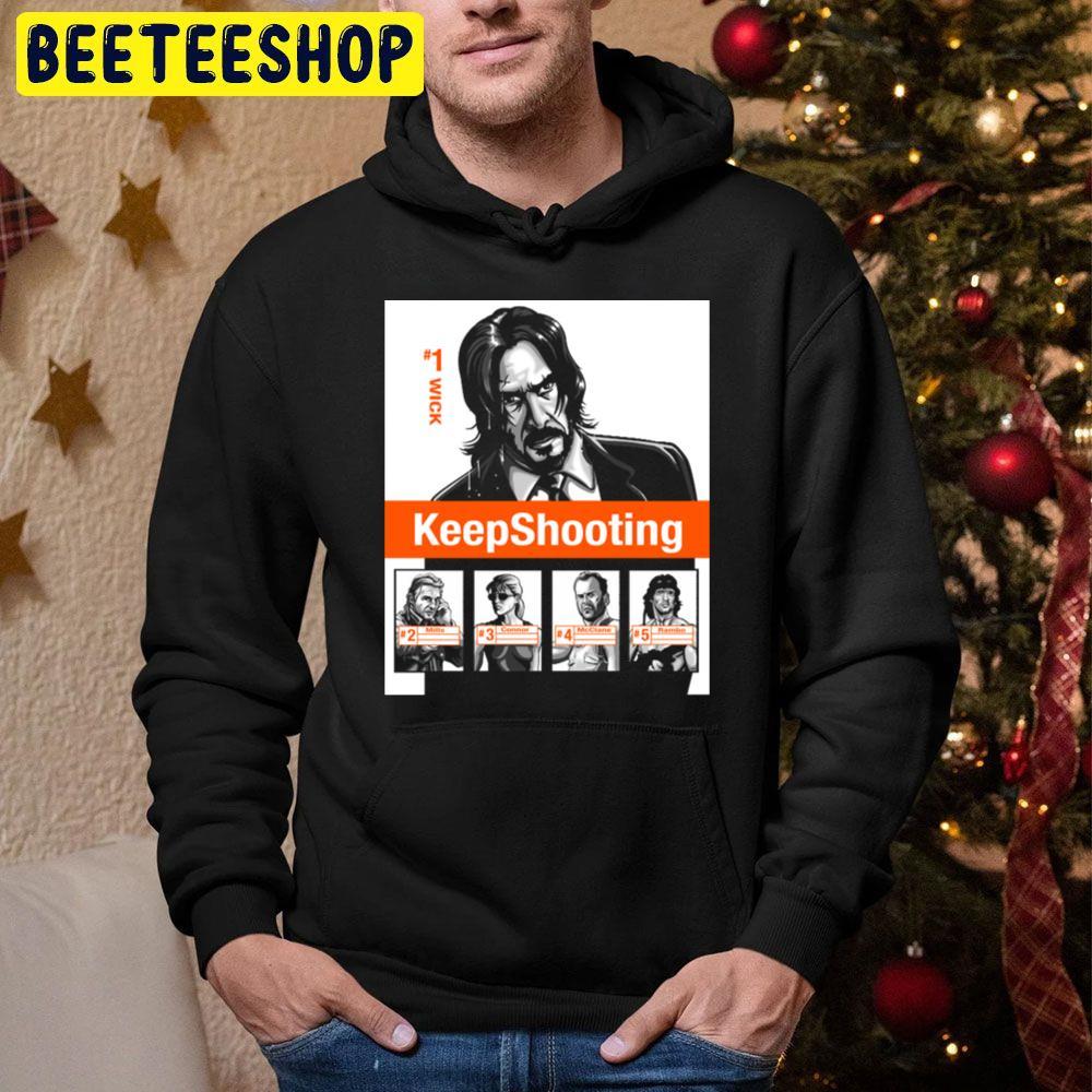 Keepshooting Die Hard Christmas Beeteeshop Trending Unisex Hoodie