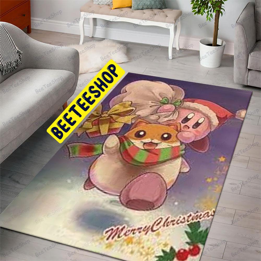 Kirby Christmas 04 Trending Rug Rectangle