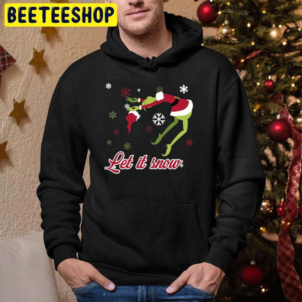 Let It Snow How The Grinch Stole Christmas Beeteeshop Trending Unisex Hoodie