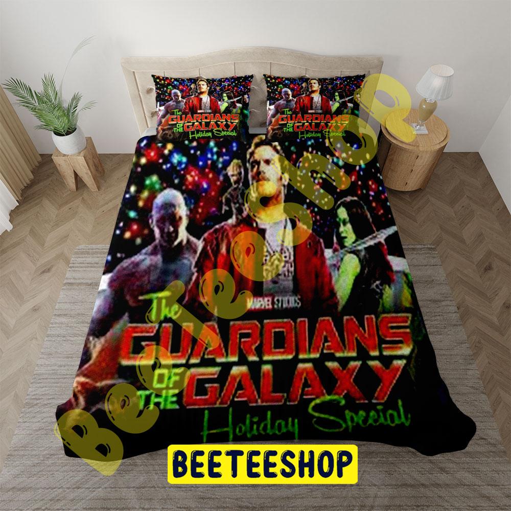 Light Color The Guardians Of The Galaxy Holiday Special Trending Bedding Set