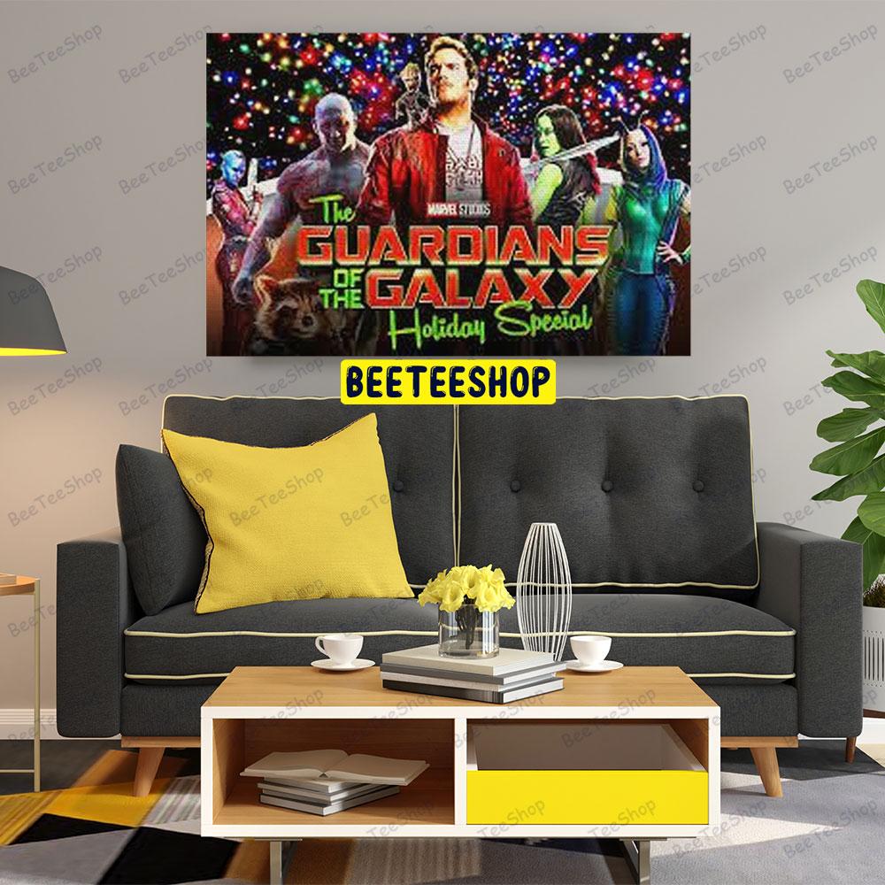 Light Color The Guardians Of The Galaxy Holiday Special Trending US Landscape Canvas