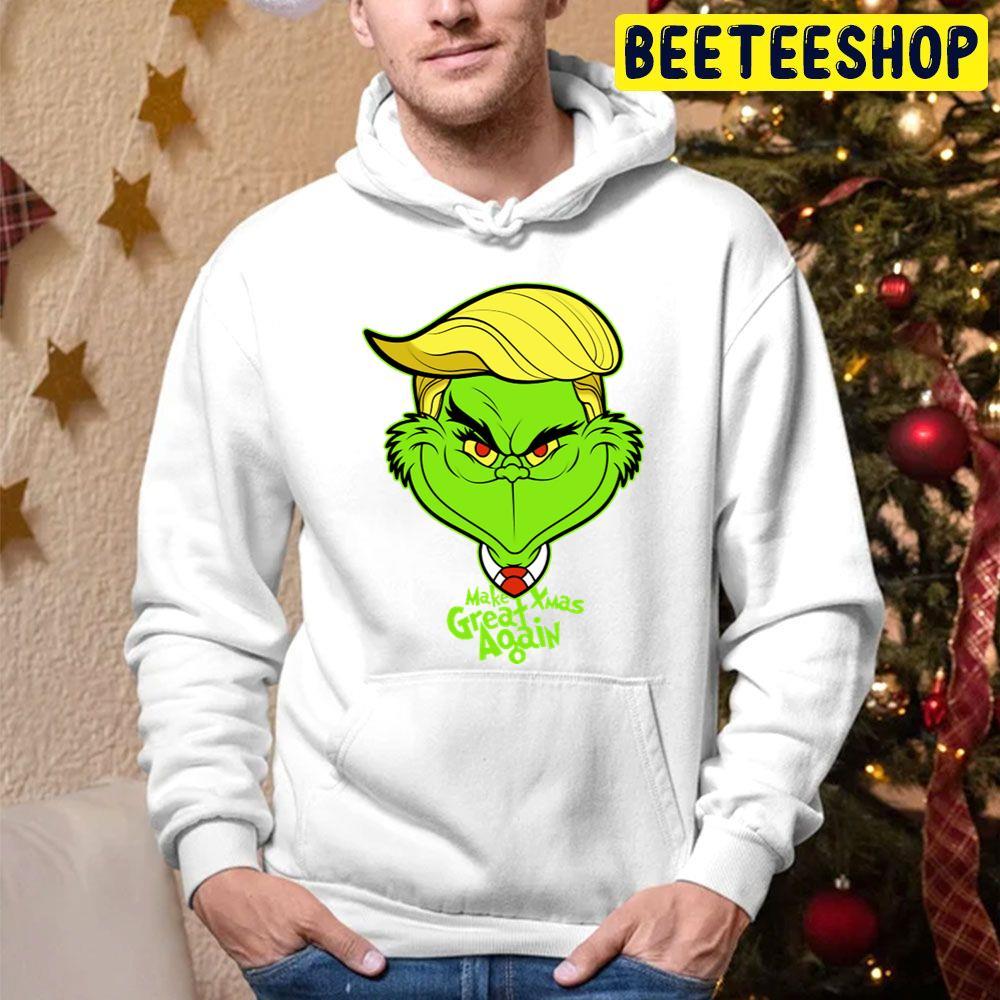 Make Xmas Great Again Gricnh Mix Trump Christmas Beeteeshop Trending Unisex Hoodie