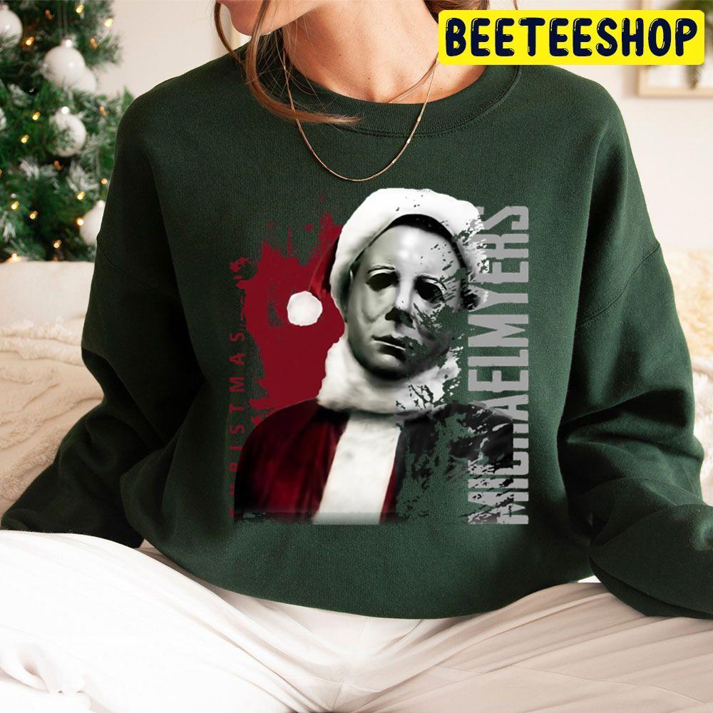 Michael Myers Christmas Scary Beeteeshop Trending Unisex Sweatshirt