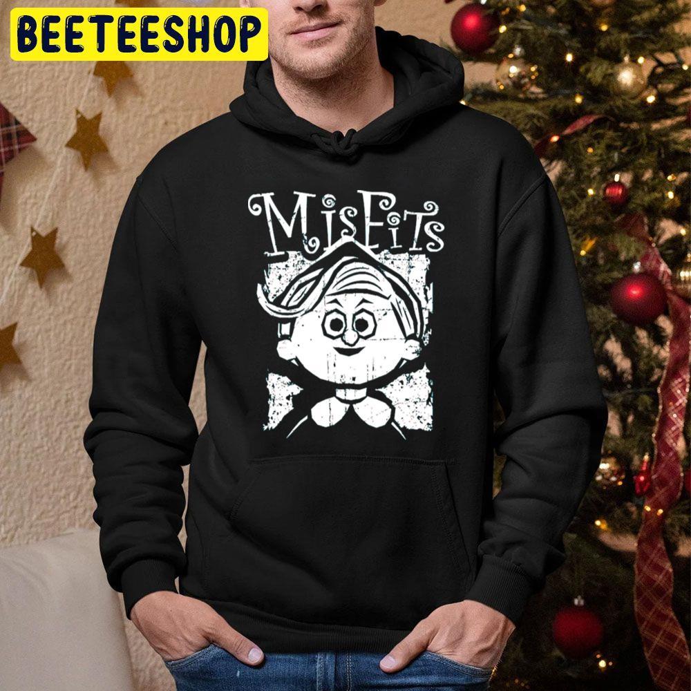 Misfits Of Christmas Town Hermey The Elf Rudolph The Red Nosed Reindeer Beeteeshop Trending Unisex Hoodie