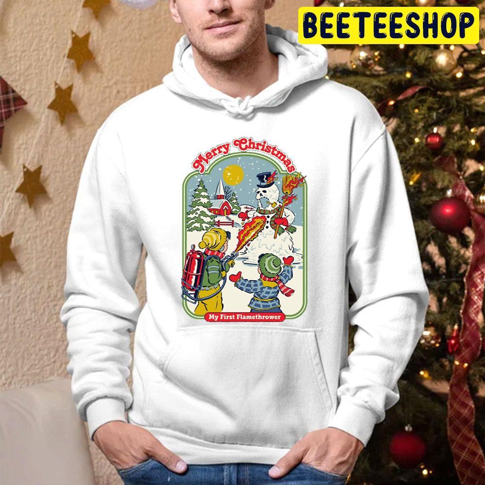 My First Flamethrower Christmas Beeteeshop Trending Unisex Hoodie