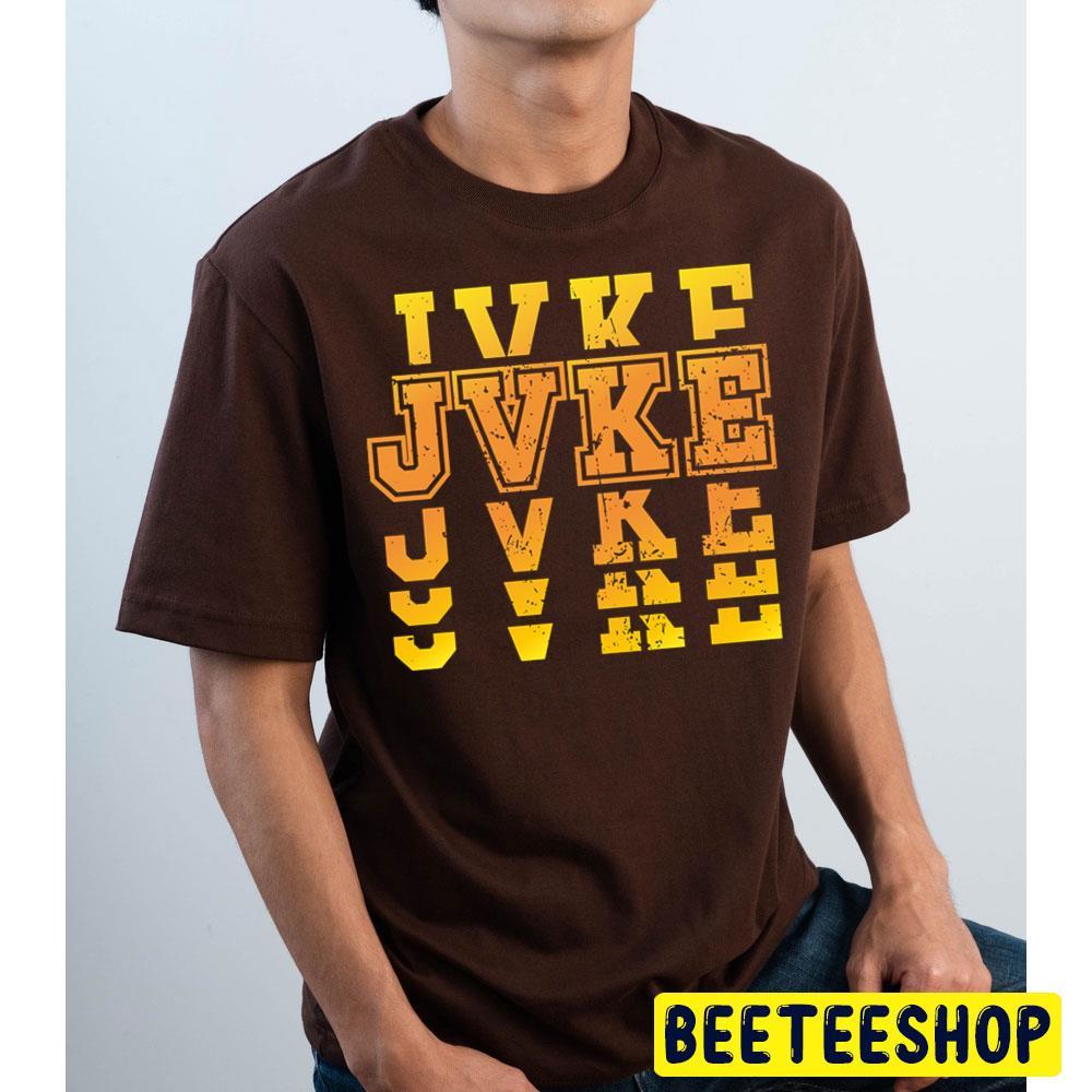 Orange Text Jvke Unisex T-Shirt