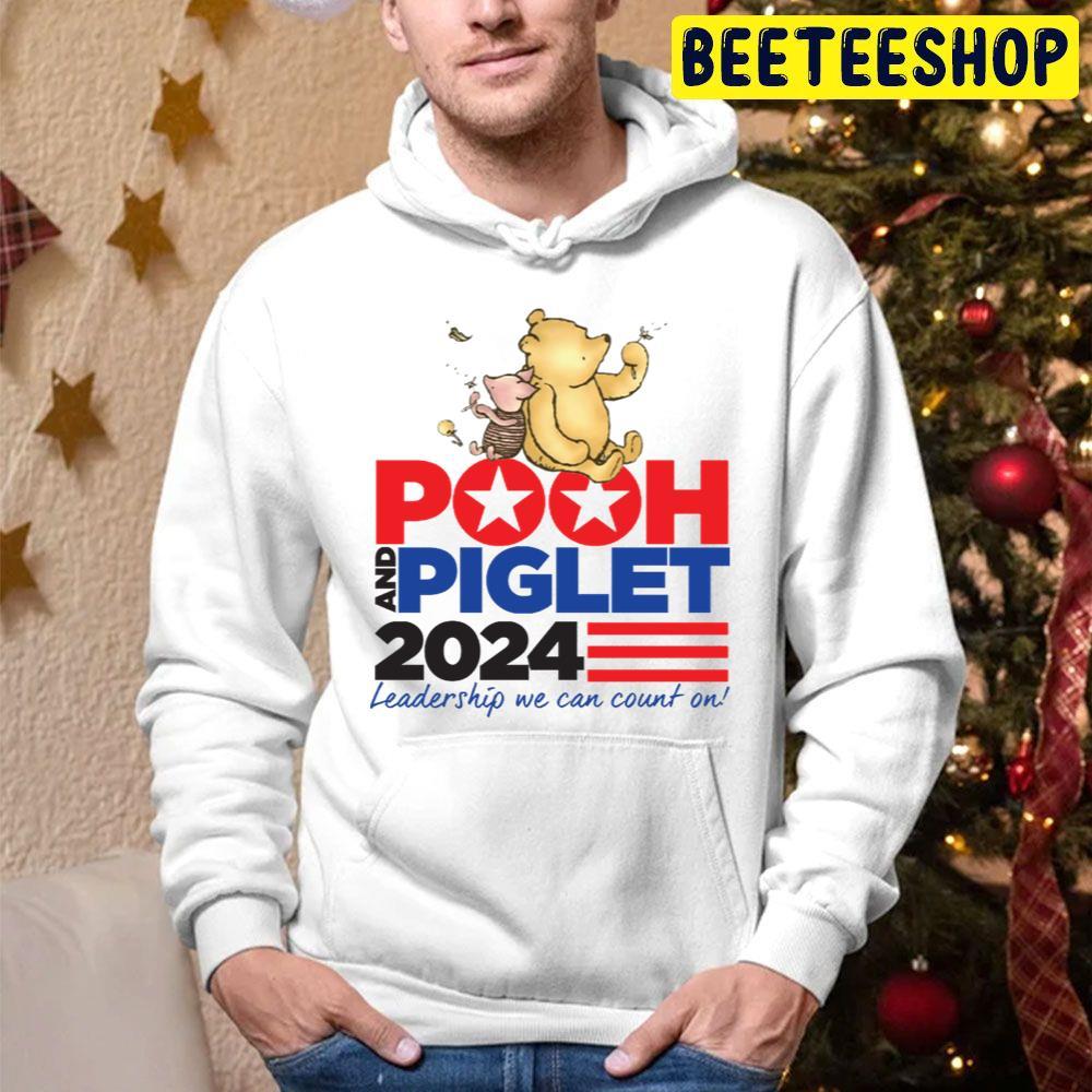 Piglet Winnie The Pooh A Very Merry Pooh Year Beeteeshop Trending Unisex Hoodie