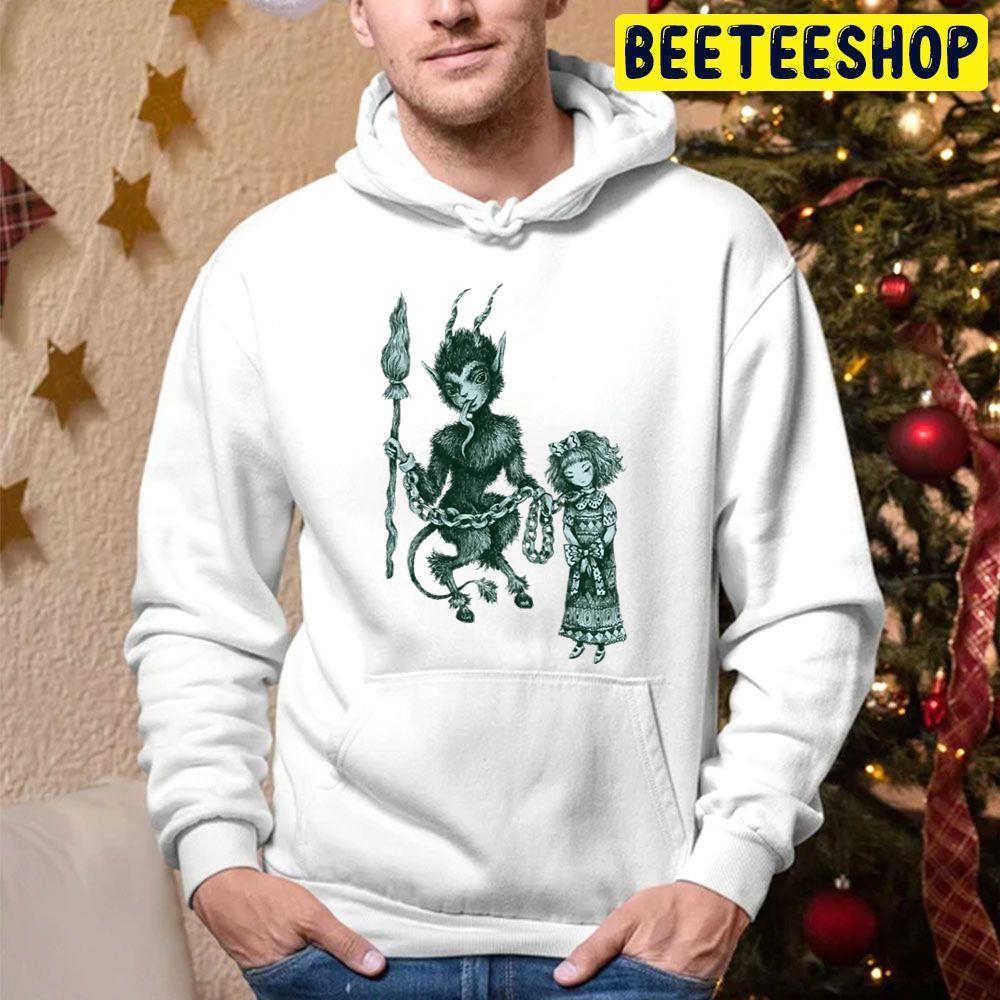 Poor Girl Krampus Christmas Beeteeshop Trending Unisex Hoodie