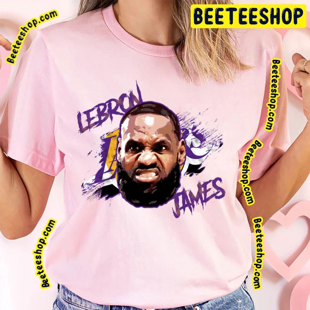 Purple King Lebron James Basketball Unisex T-Shirt