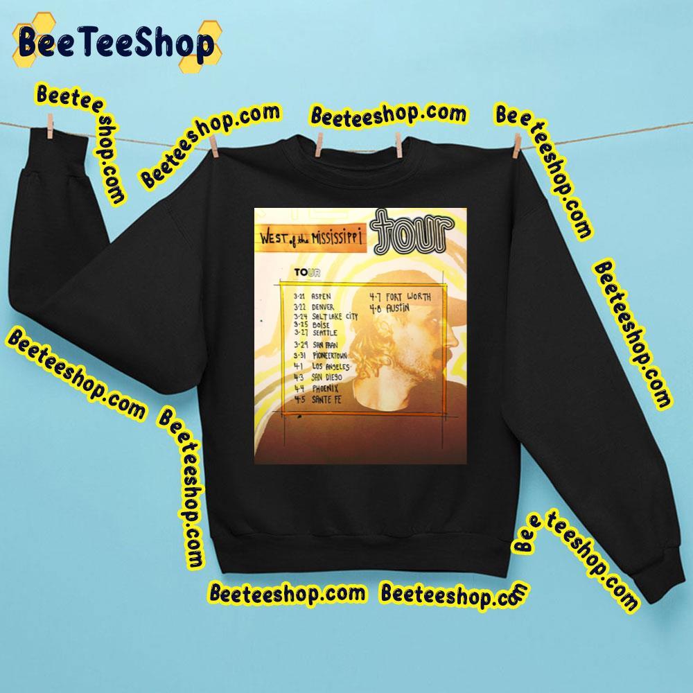 Rayland Baxter West Of The Mississippi Tour 2023 Beeteeshop Trending Unisex Sweatshirt