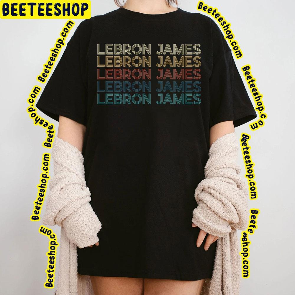 Retro Name Proud Lebron James Basketball Unisex T-Shirt