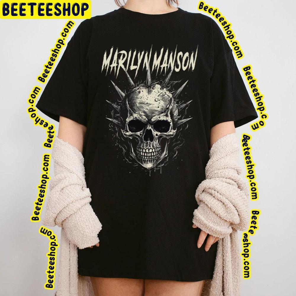 Retro Skull Marilyn Manson Beeteeshop Trending Unisex T-Shirt