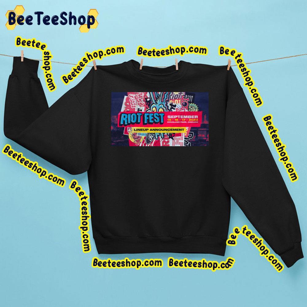 Riot Fest Chicago 2023 Dates Beeteeshop Trending Unisex Sweatshirt