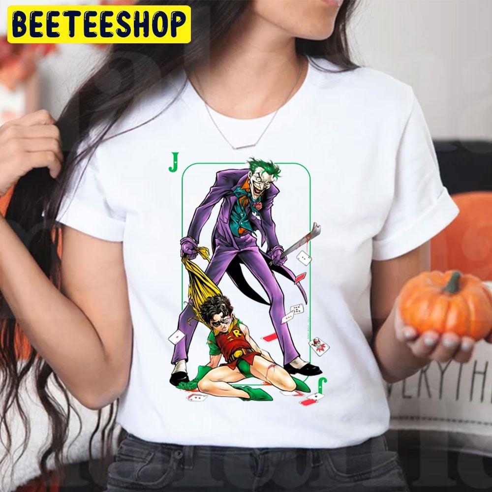 Robin With Joker Halloween Beeteeshop Unisex T-Shirt