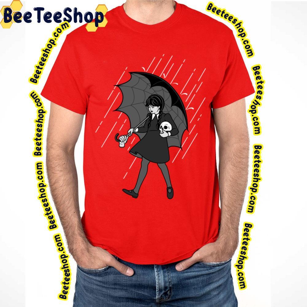 Salty Goth Girl Wednesday Halloween Unisex T-Shirt