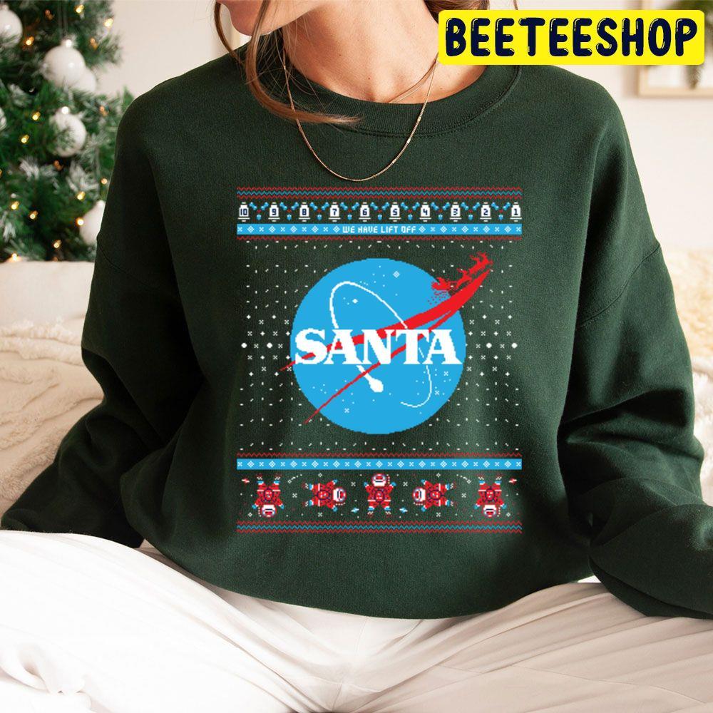 Santa Winter Christmas Beeteeshop Trending Unisex Sweatshirt