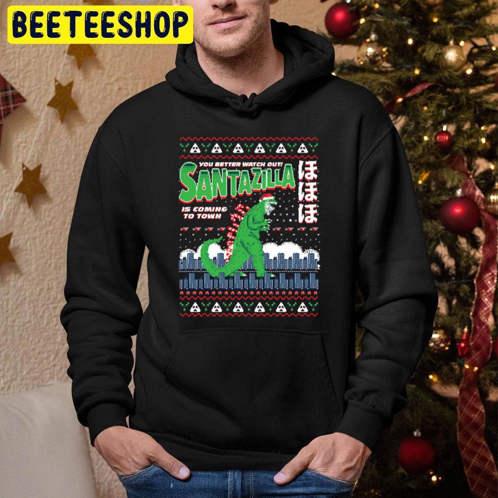 Santazilla Christmas Beeteeshop Trending Unisex Hoodie