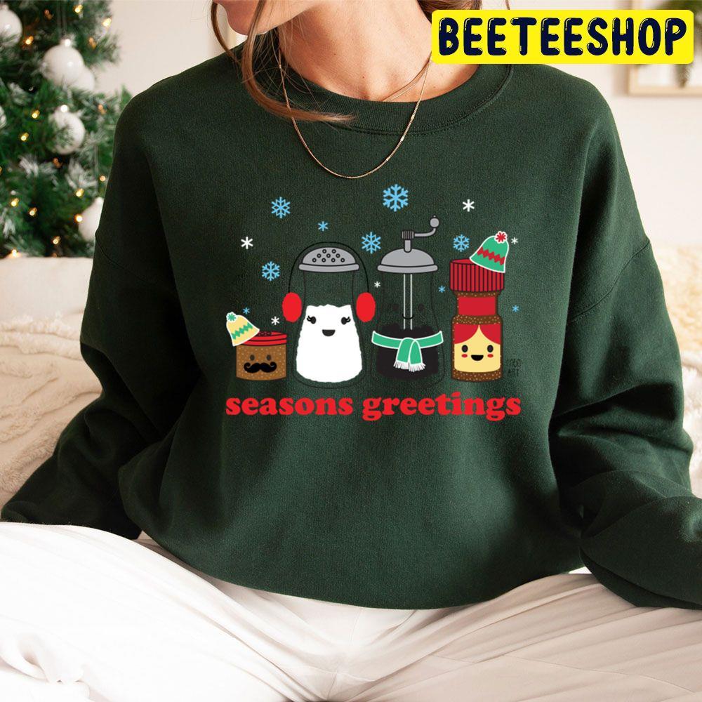 Seasons Greetings Christmas Beeteeshop Trending Unisex Sweatshirt