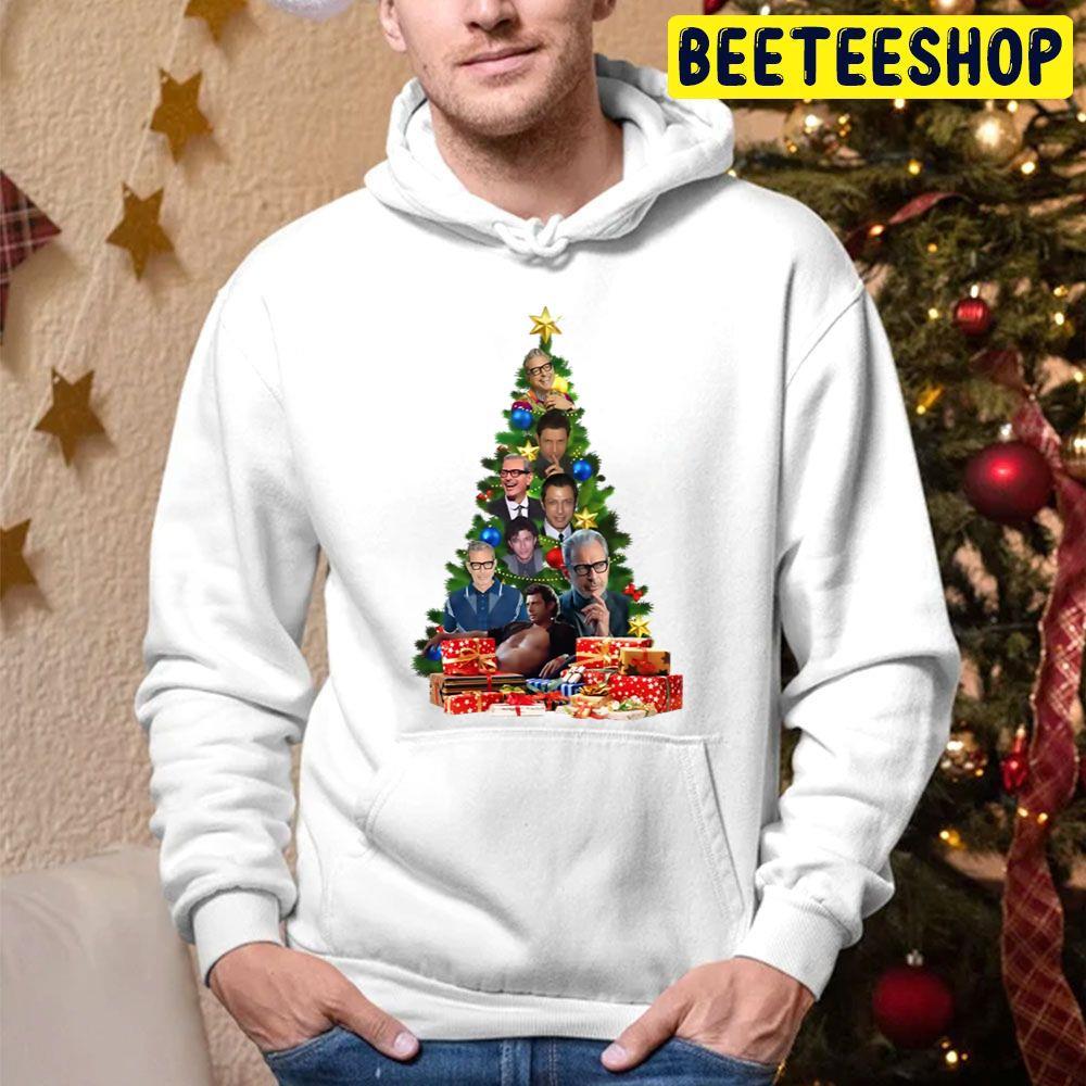 Silver & Goldblum Christmas Tree Beeteeshop Trending Unisex Hoodie