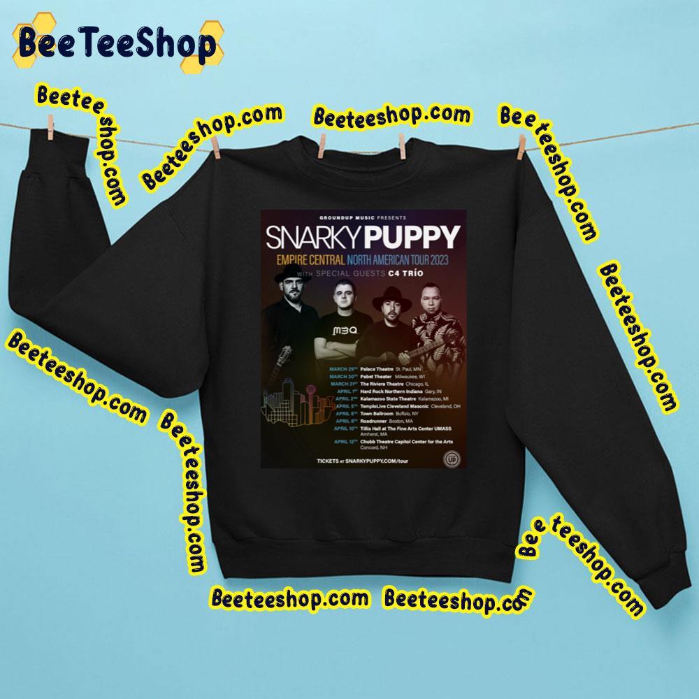 Snarky Puppy Empire Central North American Tour 2023 With C4 Trio Beeteeshop Trending Unisex T-Shirt