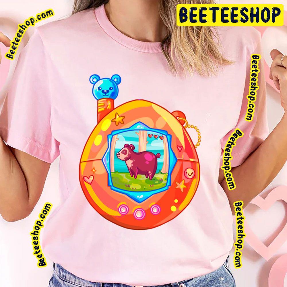 Spectacle Bear Tamagotchi Beeteeshop Trending Unisex T-Shirt