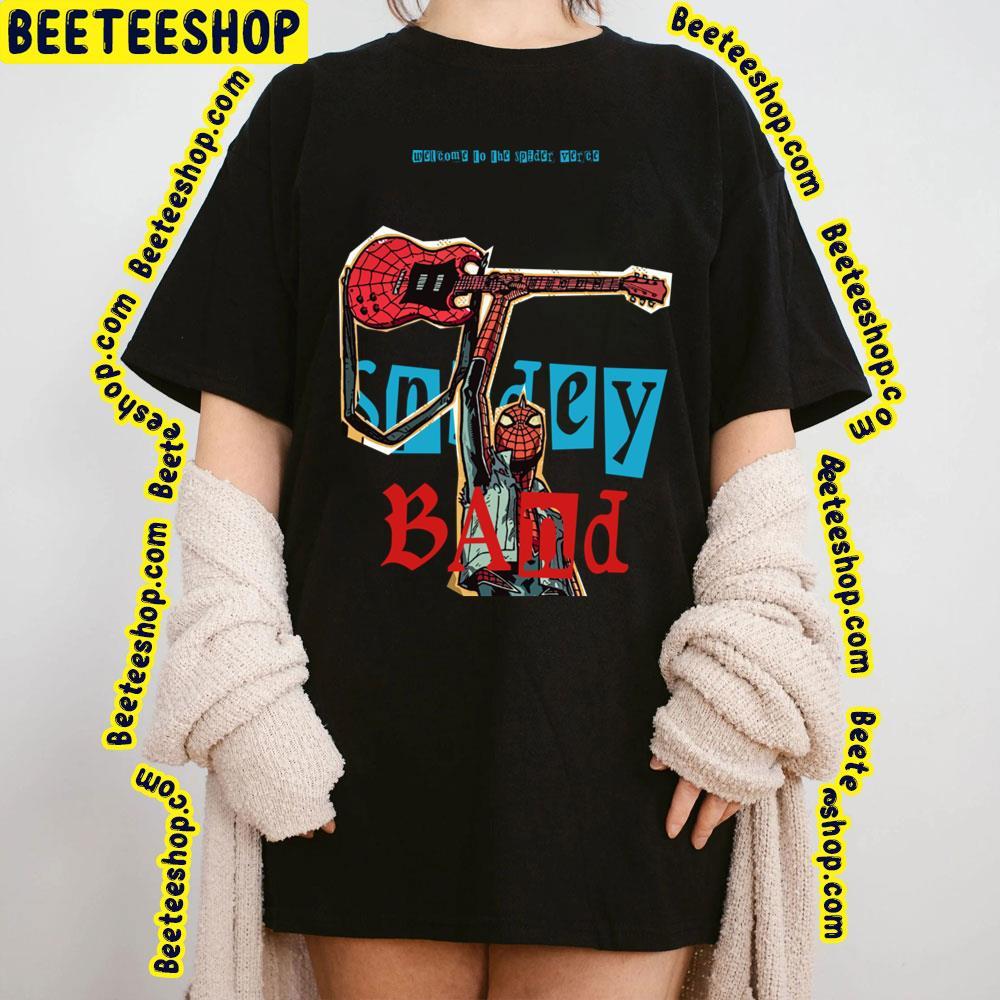 Spidey Band Spider Punk Spiderverse Movie Beeteeshop Trending Unisex T-Shirt