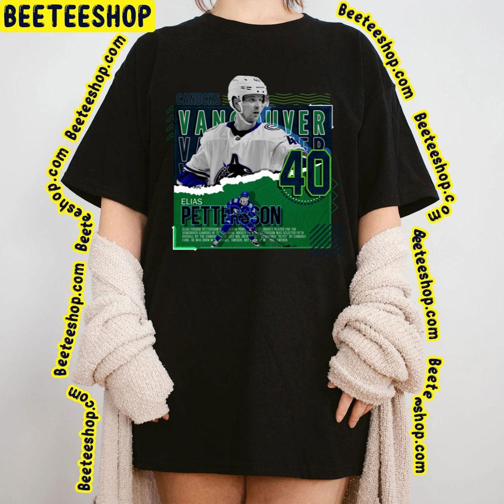 Sport Hockey Paper Canucks Elias Pettersson Unisex T-Shirt