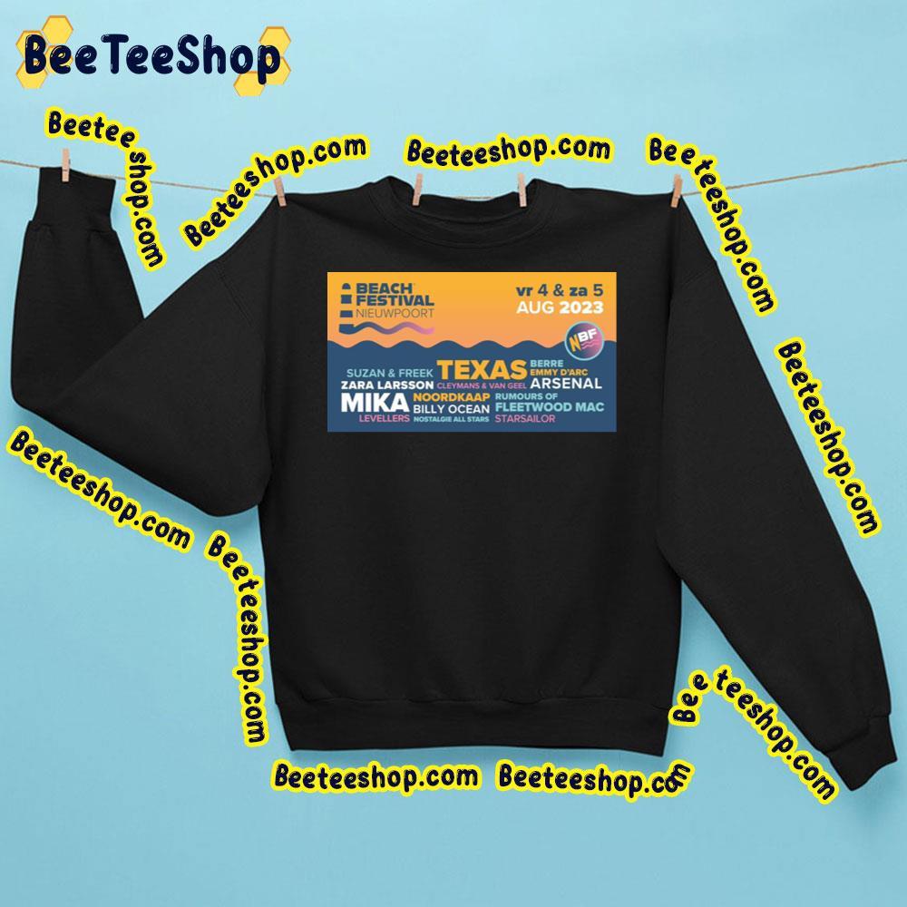 Starsailor Tour 45 August 2023 Beach Festival Beeteeshop Trending Unisex Sweatshirt