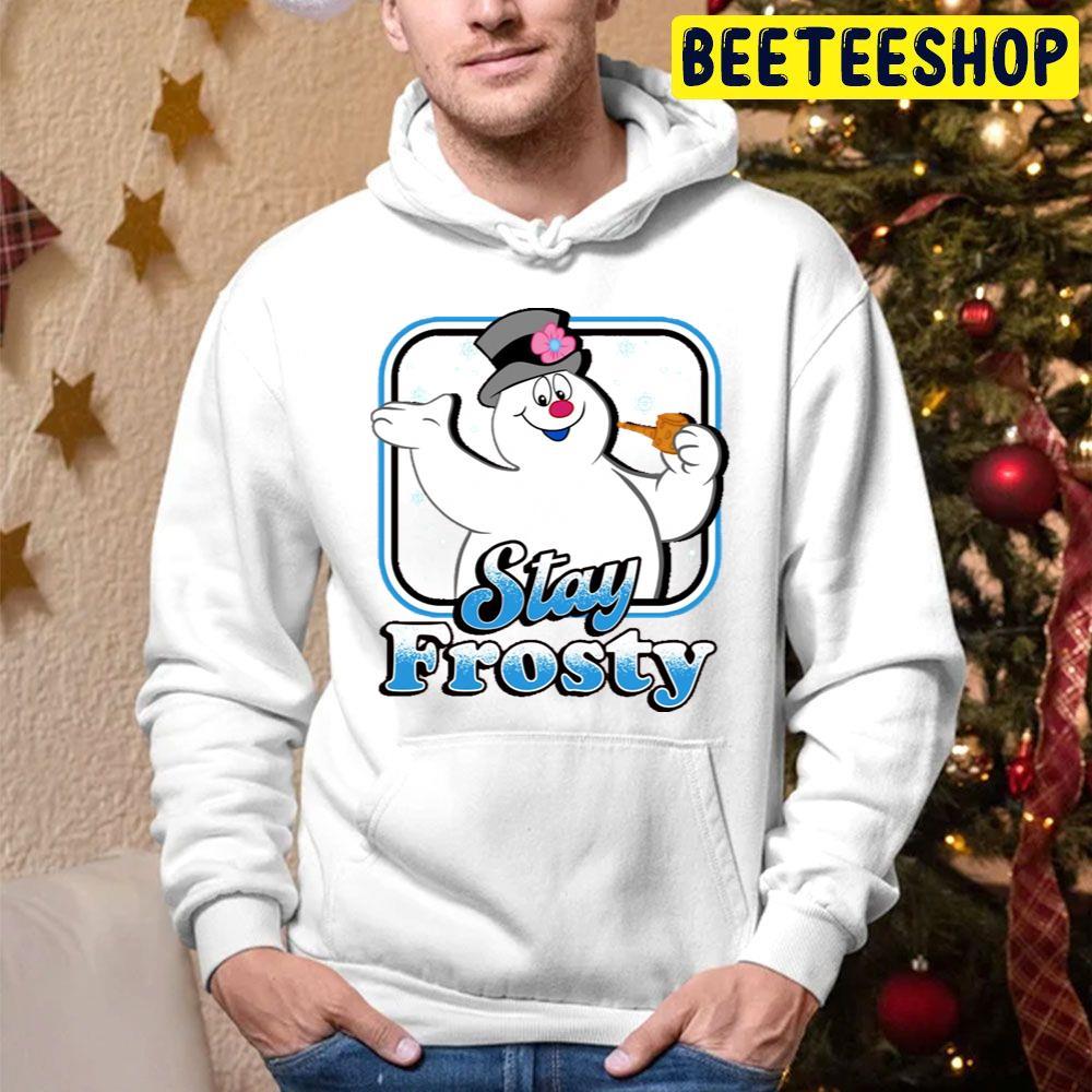 Stay Frosty The Snowman Christmas Beeteeshop Trending Unisex Hoodie